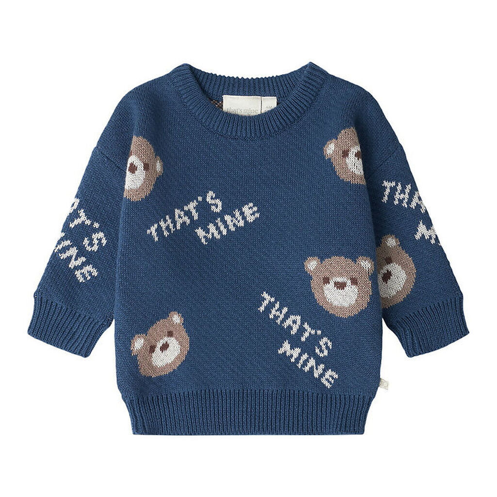 That's Mine Bluse - Strik - Florian - Key Blue