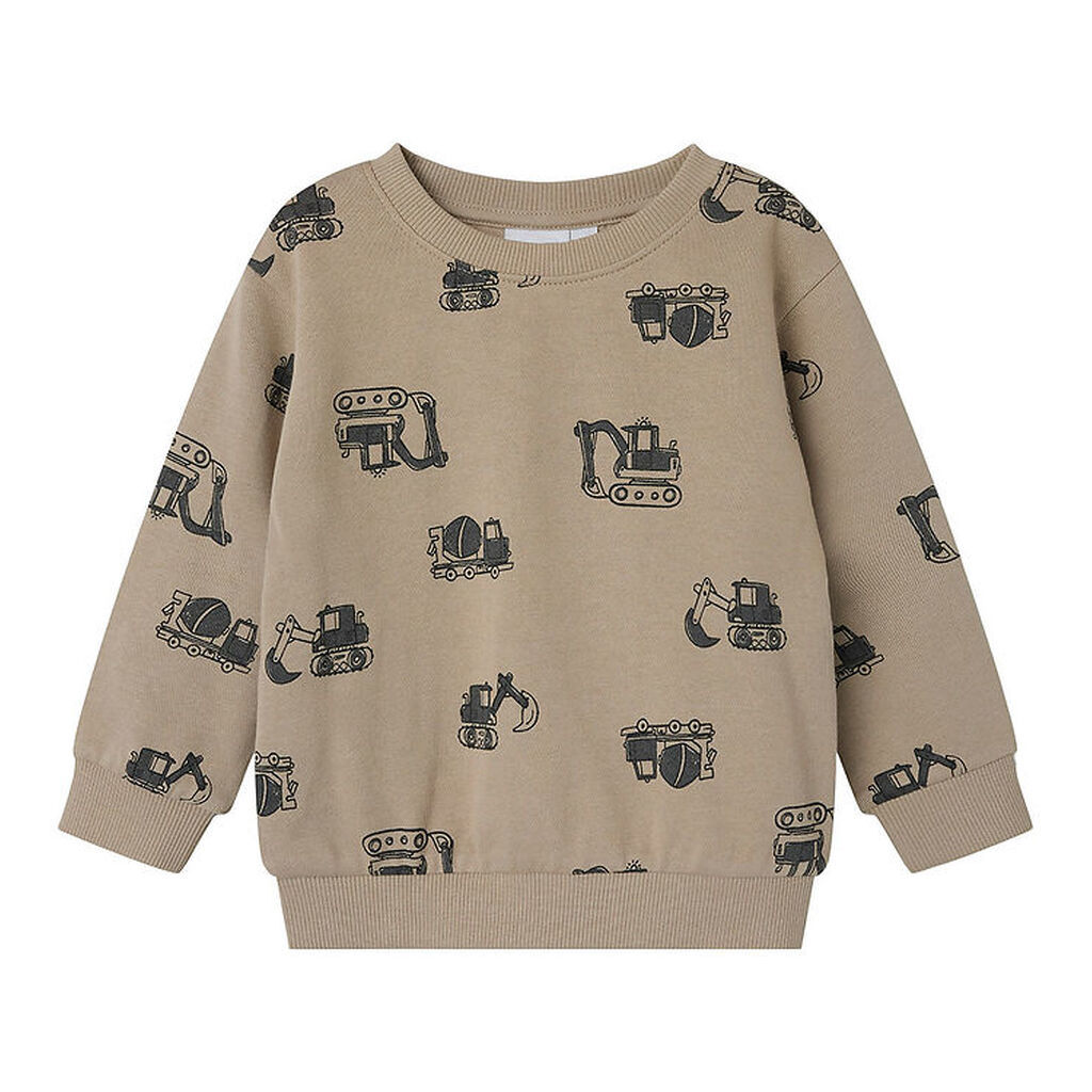 Name It Sweatshirt - NmmVildar - Pure Cashmere/Construction m. P
