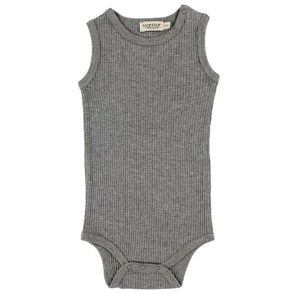 MarMar Body - U/Æ - Rib - Modal - Gråmeleret