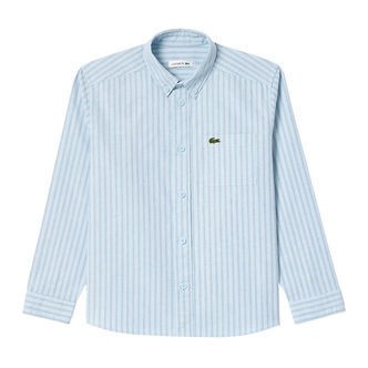 Lacoste Skjorte - Phoenix Blue/White