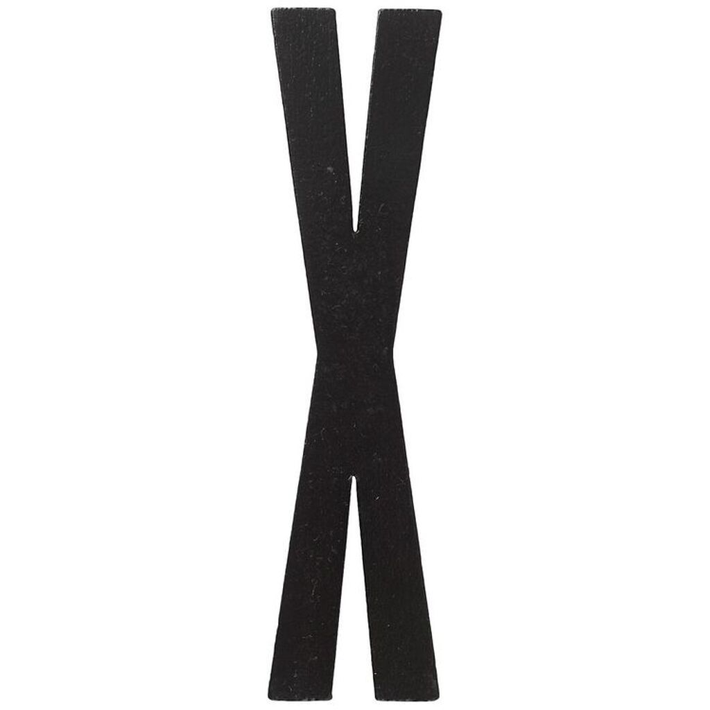 Design Letters Træbogstav - X - Sort