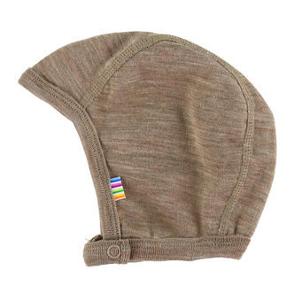 Joha Babyhjelm - Uld/Silke - Beige Melange