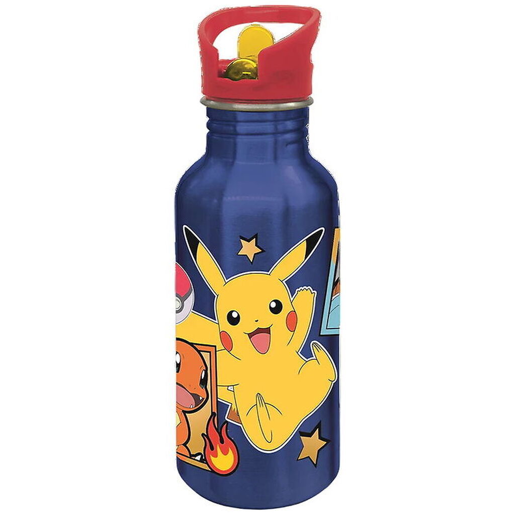 Pokémon Drikkedunk - ALU - 545 ml - Blå/Rød