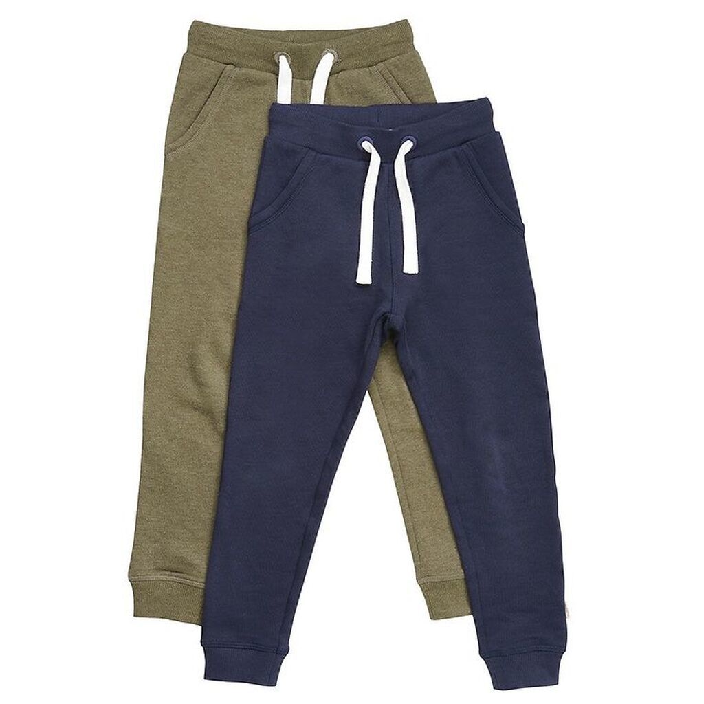Minymo Sweatpants - 2-Pak - Dark Olive
