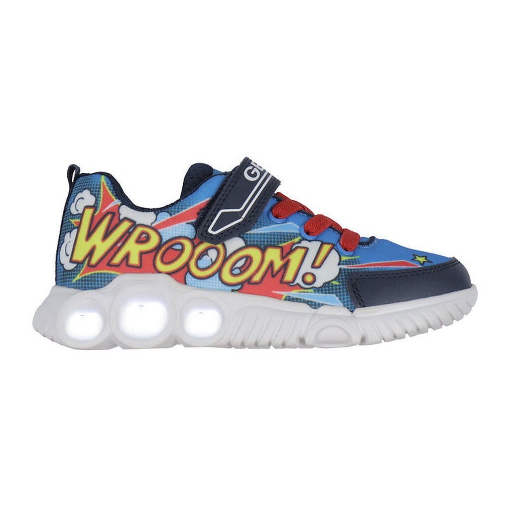 Geox Blinkesko - J Wroom - Royal/Red