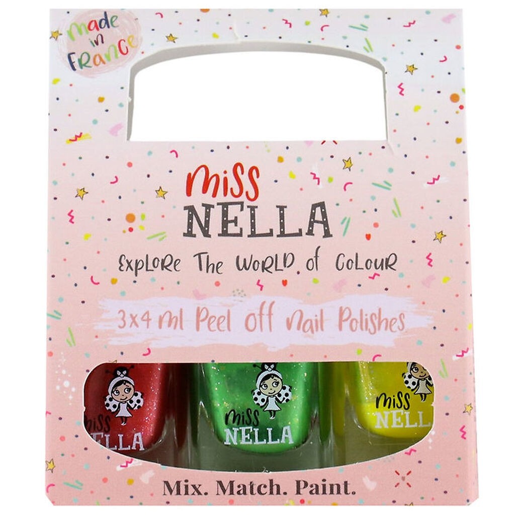 Miss Nella Neglelak - 3-pak - Friske Farver