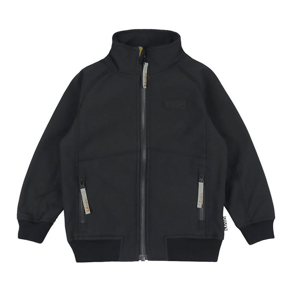 Molo Softshelljakke m. Fleece - Cloudy - Sort