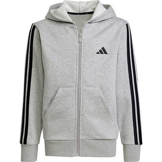 adidas Performance Cardigan - J 3S FL FZ HD - Mgreyh/Black