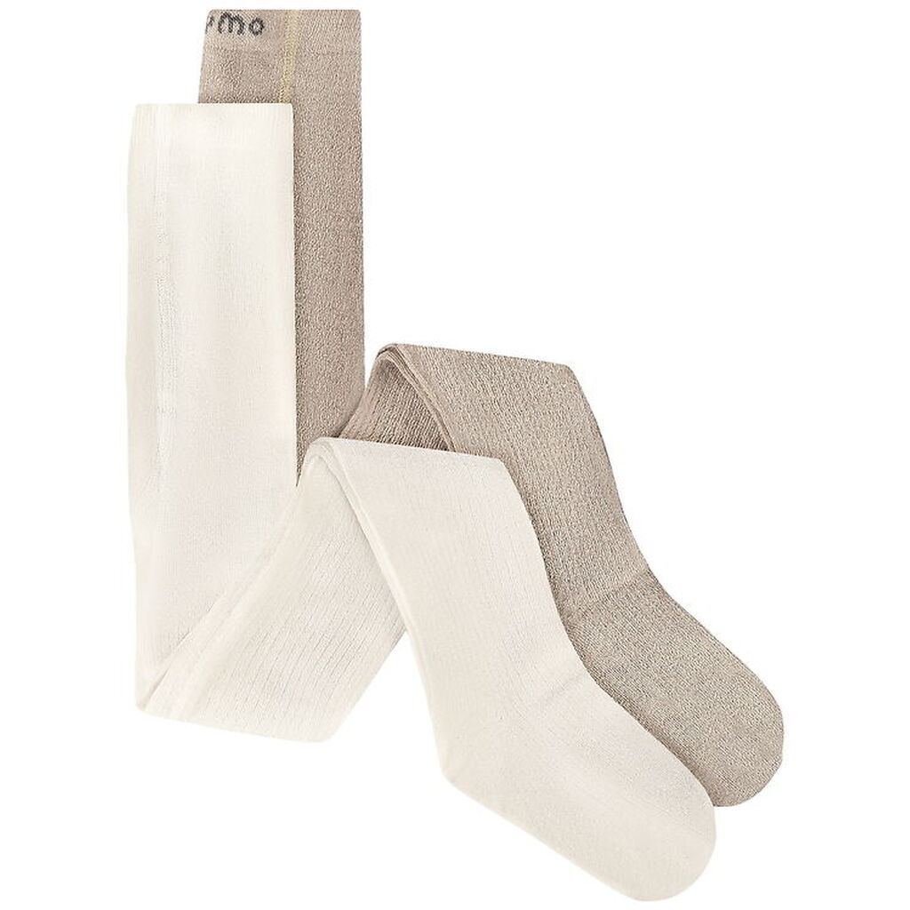 Minymo Strømper - 2-pak - Taupe