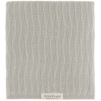 Moonboon Tæppe - Strik - 100x80 cm - Lunar Rock