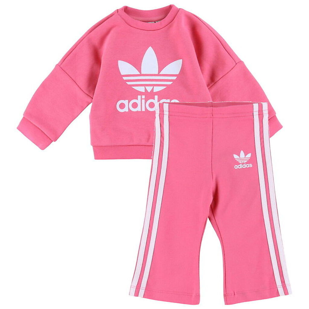 adidas Originals Sweatsæt - Loose Crew Set - Pnkfus