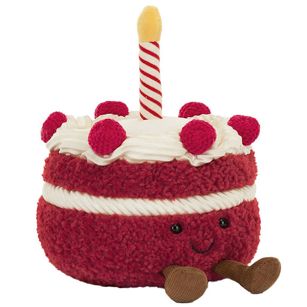 Jellycat Bamse - 13x12 cm - Amuseables Cheri Cake