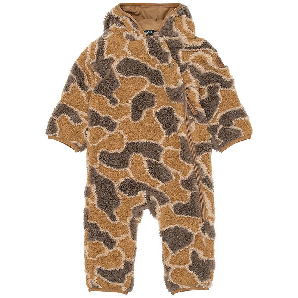 Mikk-Line Fleecedragt - Dijon m. Camouflage