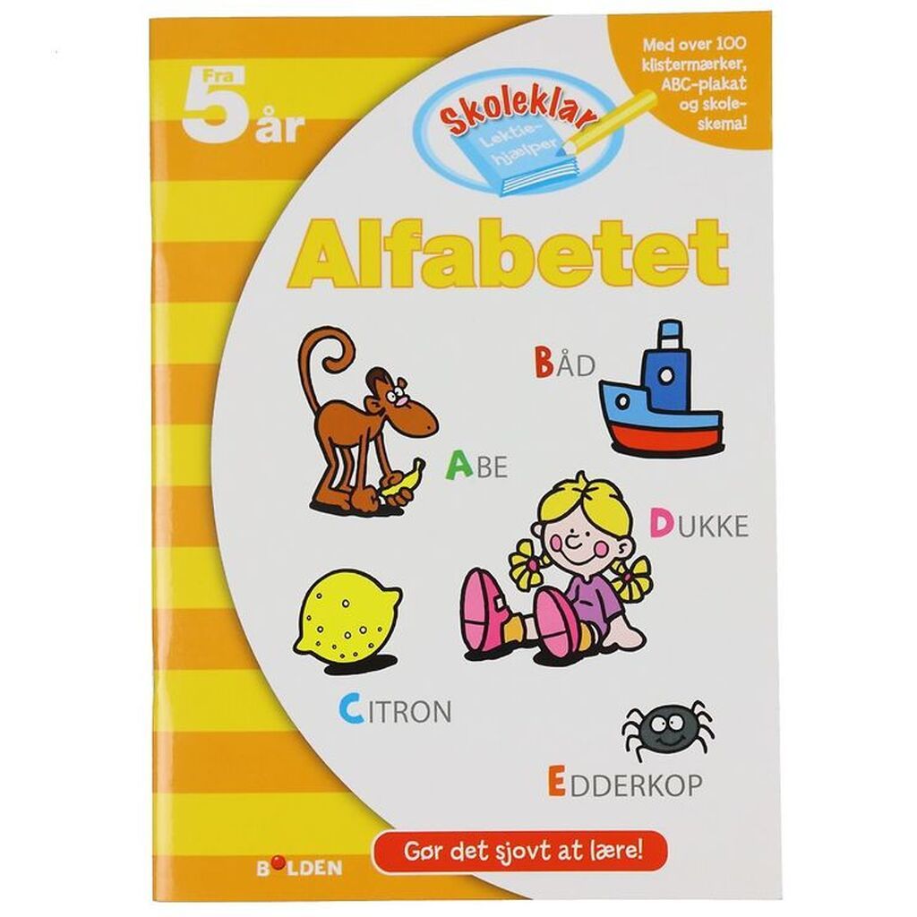 Forlaget Bolden Bog - Alfabetet - Dansk