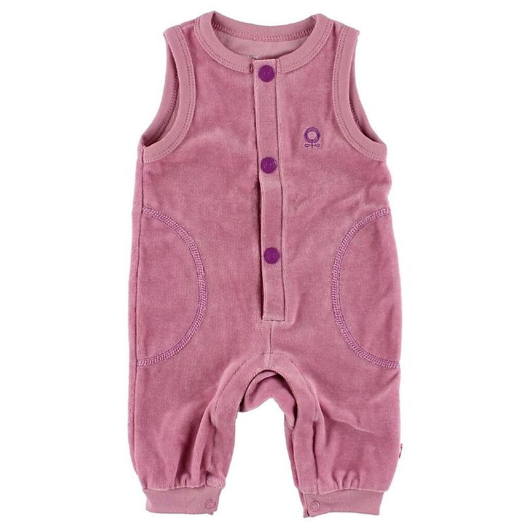 Katvig Sparkedragt - Velour - Rosa