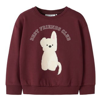 Name It Sweatshirt - NmfViloui - Burgundy/ Best Friend Club