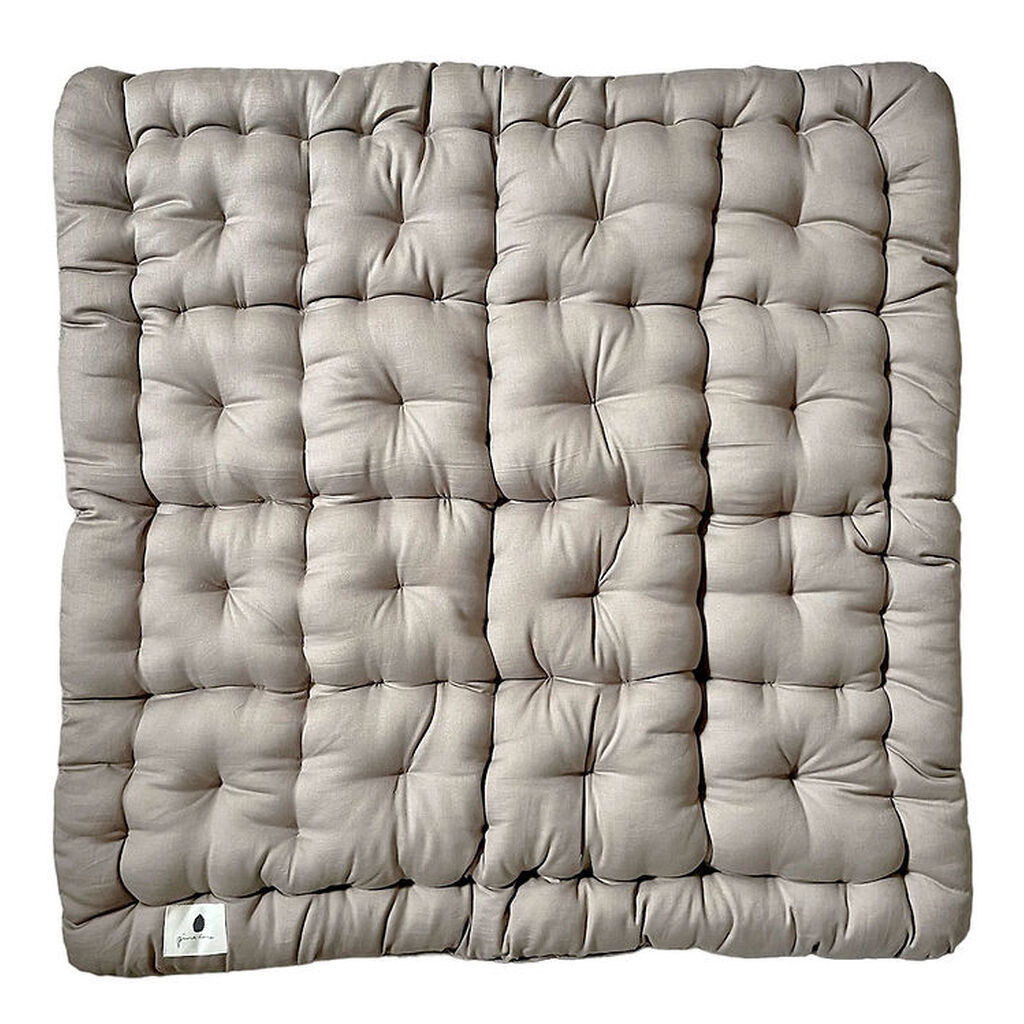 Pine Cone Legemadras - 80x80 cm - Kapok - Mushroom