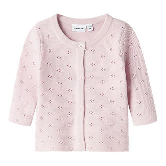 Name It Cardigan - Strik - NbfFie - Light Lilac