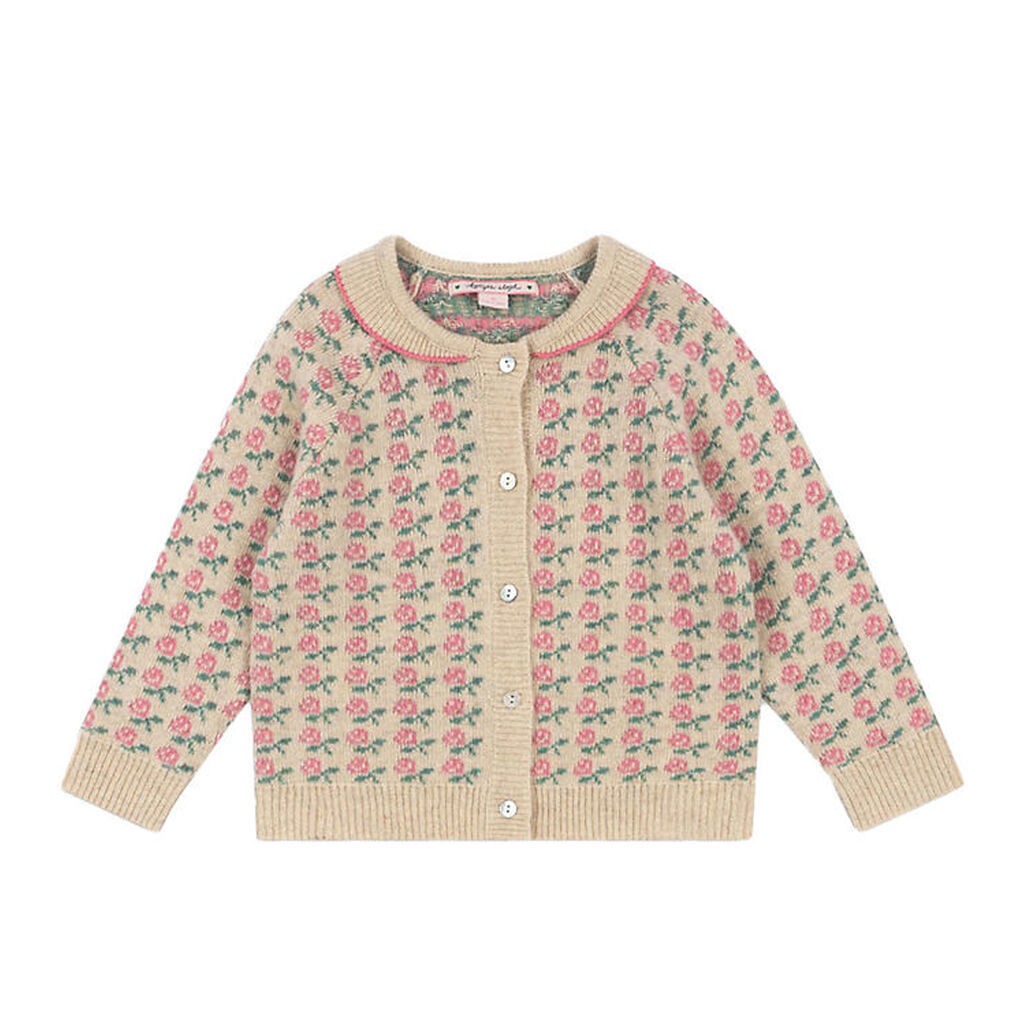 Konges Sløjd Cardigan - Strik - Uld/Akryl - Rose