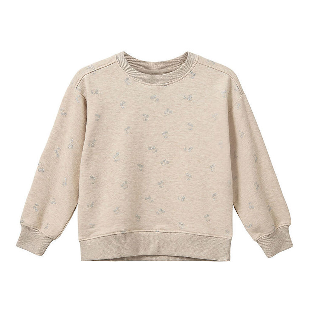 Sofie Schnoor Sweatshirt - ElisSK - Beige Meleret