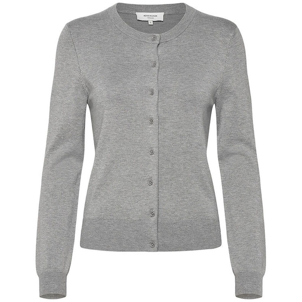 Rosemunde Cardigan - Strik - Denise - Light Grey Melange