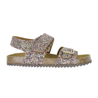 Pom Pom Sandaler - Velcro - Multi Sprinkel