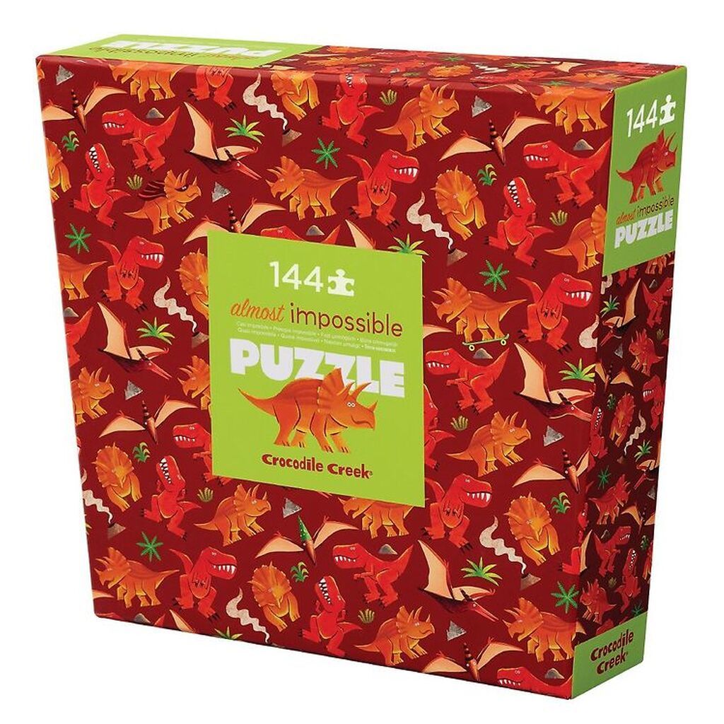 Crocodile Creek Puslespil - 144 Brikker - Almost Impossible - Di