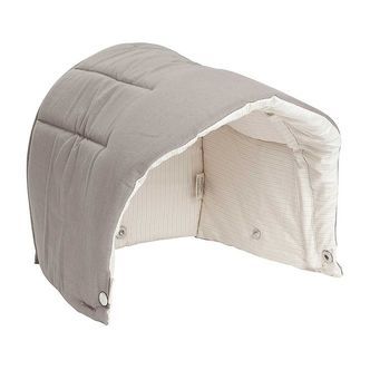 Copenhagen Colors Hætte til Lift/Barnevognspude - 2-i-1 - Dark G