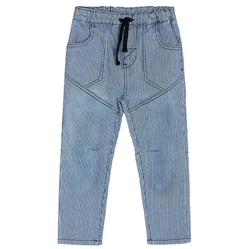 Hust and Claire Bukser - Junior - Blå/Hvidstribet