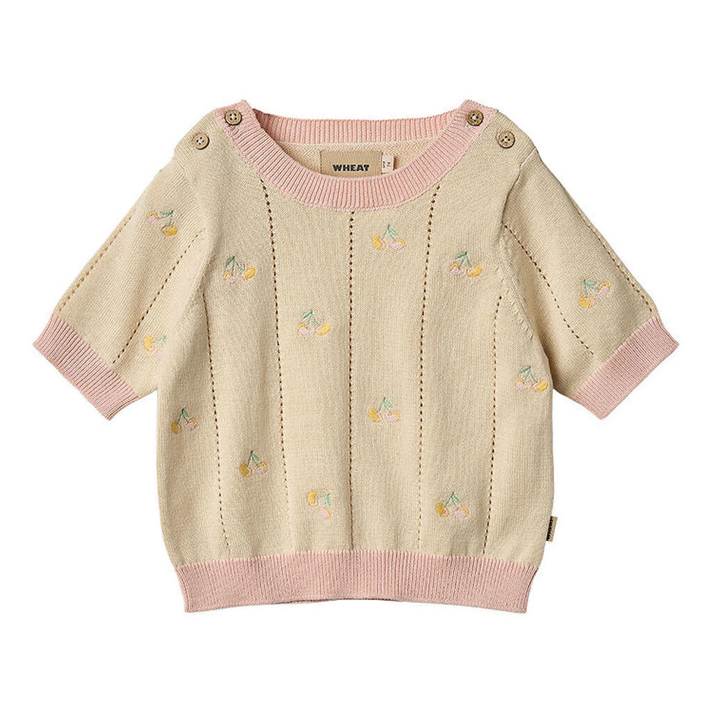 Wheat T-shirt - Strik - Malvina - Sandshell