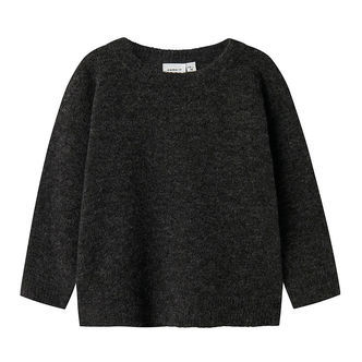 Name It Bluse - Strik - NmmTalils - Dark Grey Melange