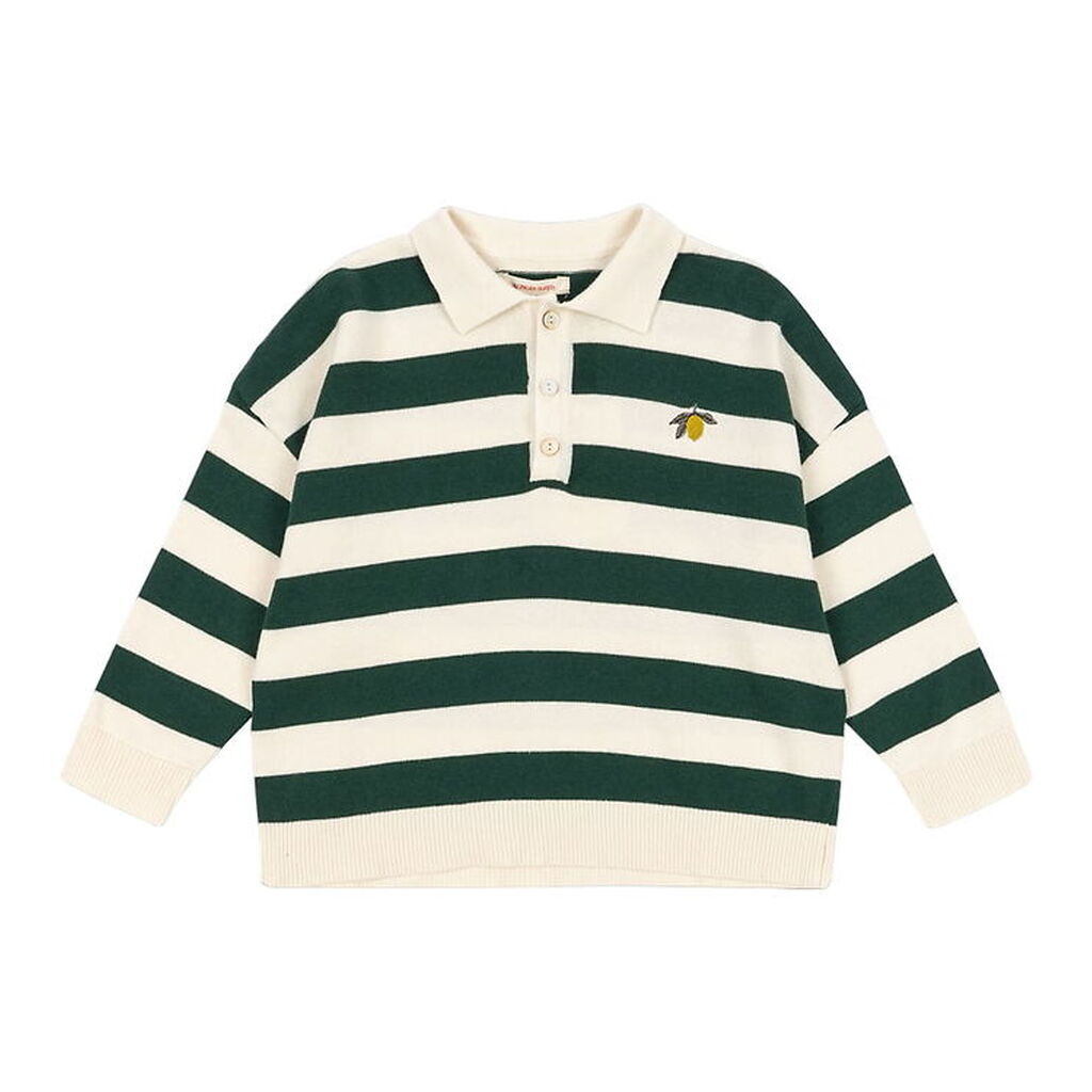 Konges Sløjd Polobluse - Manis - Strik - Pine Grove Stripe