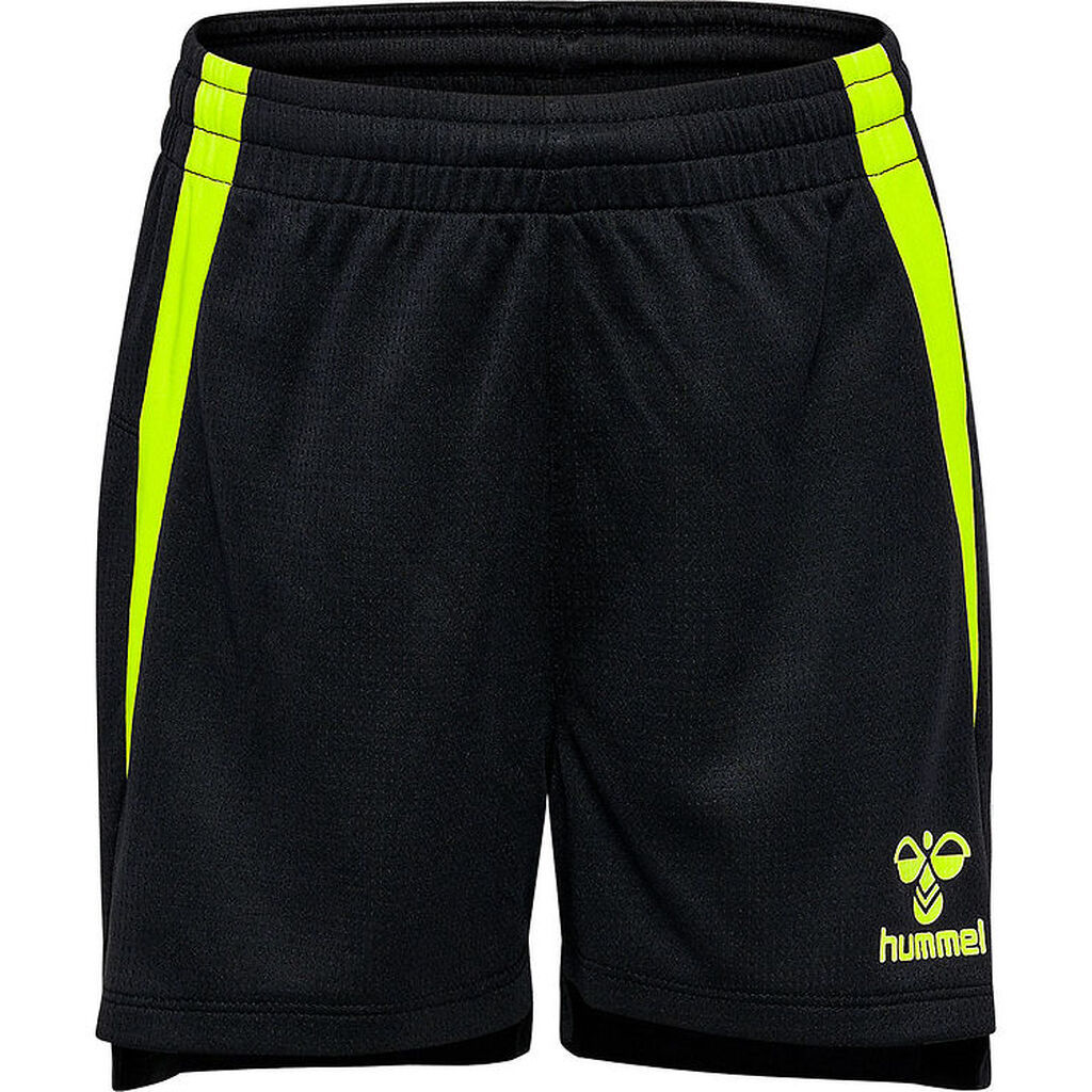 Hummel Shorts - hmlLead 2.0 - Black/Green Gecko