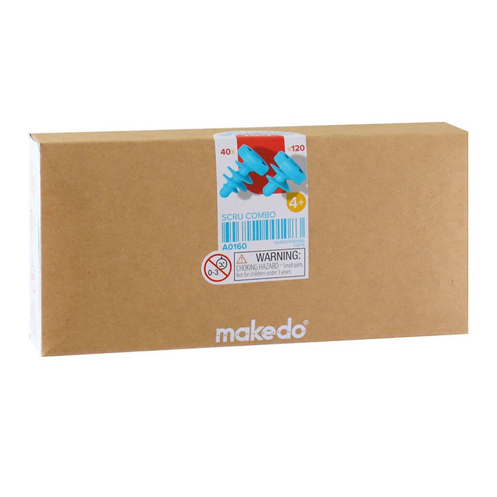 MakeDo Værktøj til Pap - Scru Combo - 160 Dele