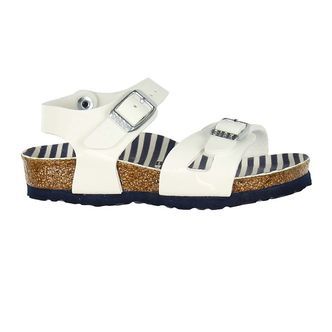 Birkenstock Sandaler - Rio - Nautical Stripes White