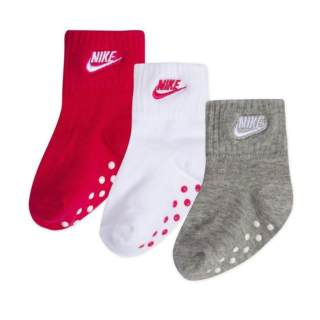 Nike Strømper - Core Futura Gripper - 3-Pak - Rush Pink