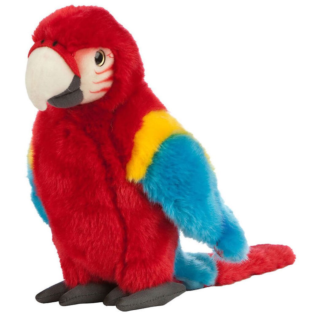 Living Nature Bamse - 25x16 cm - Ara - Rød