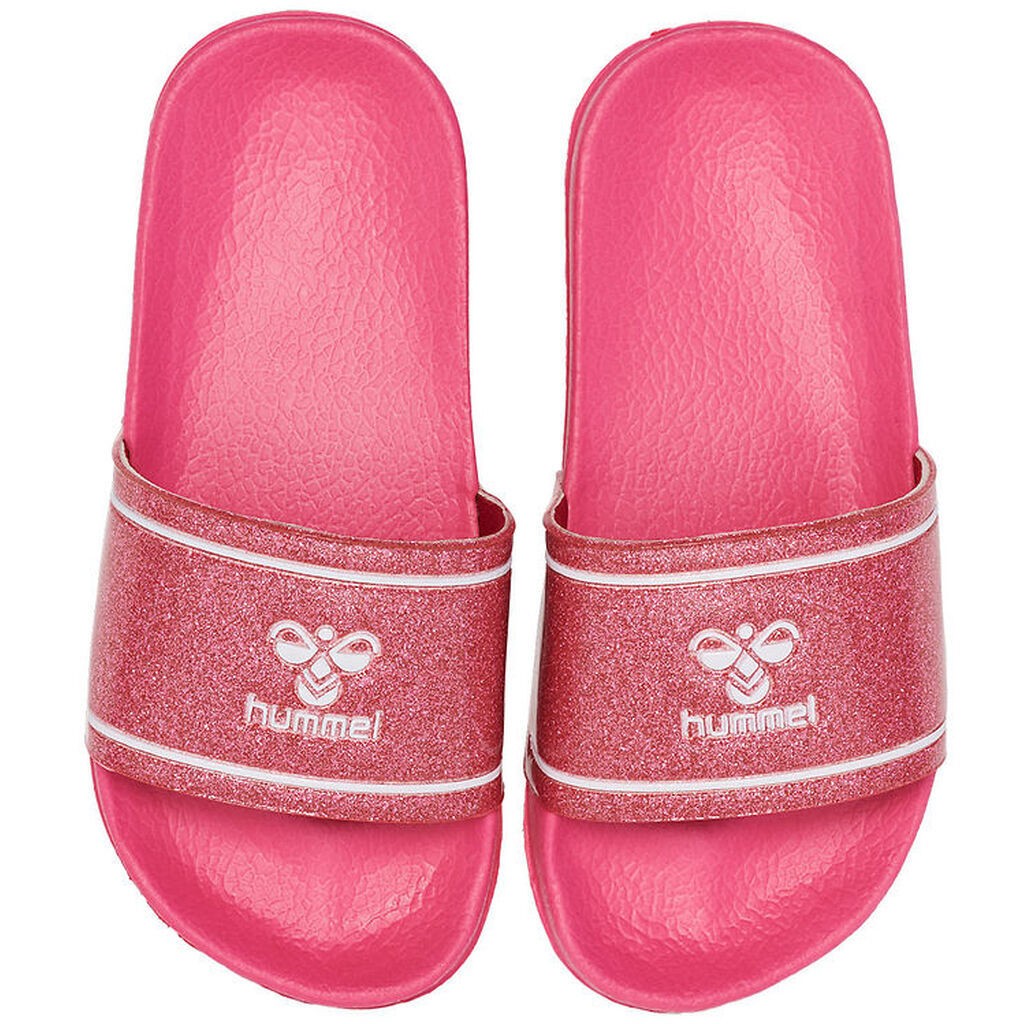 Hummel Badesandal - Pool Slide Glitter Jr - Raspberry