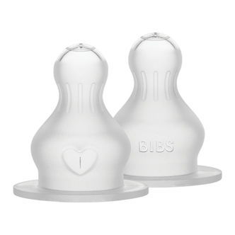 BIBS Flaskesutter - 2-pak - Thick Flow - Silikone