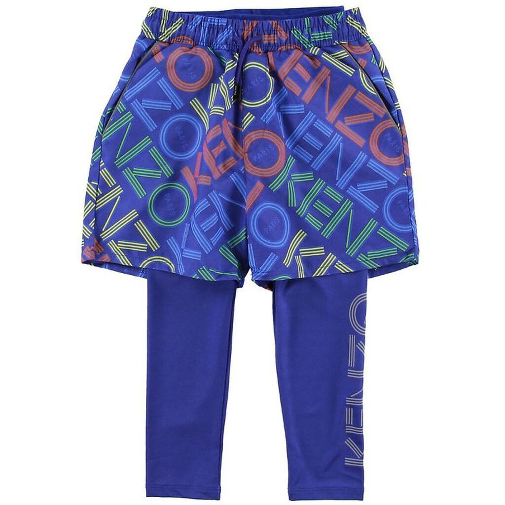 Kenzo Leggings/Shorts - Exclusive Edition - Vivid Blue m. Logo