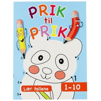 Forlaget Tukan Bog - Prik Til Prik - 1-10 - DA