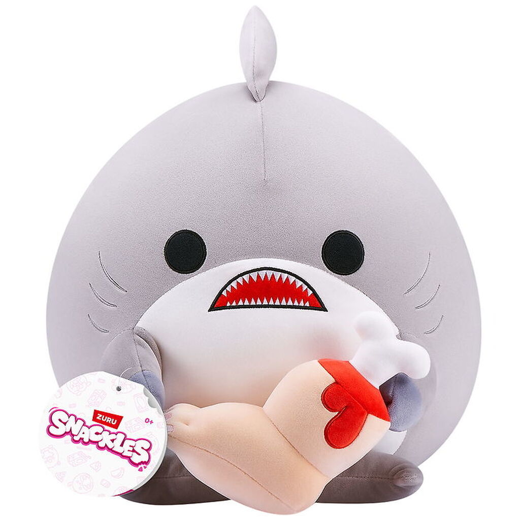 Snackles Bamse - 20 cm - Hajen Finn m. Ben