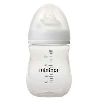 Mininor Sutteflaske - 160 ml - Hvid