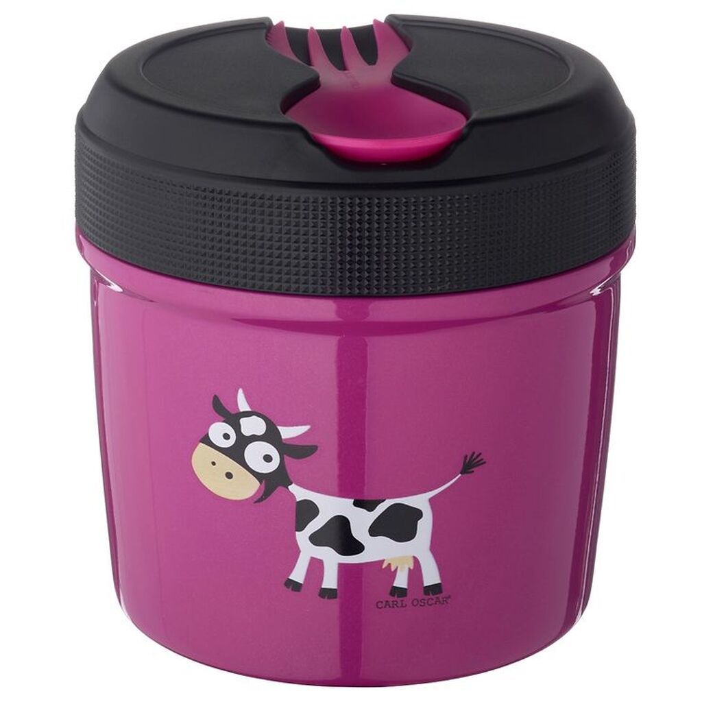 Carl Oscar Termomadkasse - 0,5 L - Purple Cow