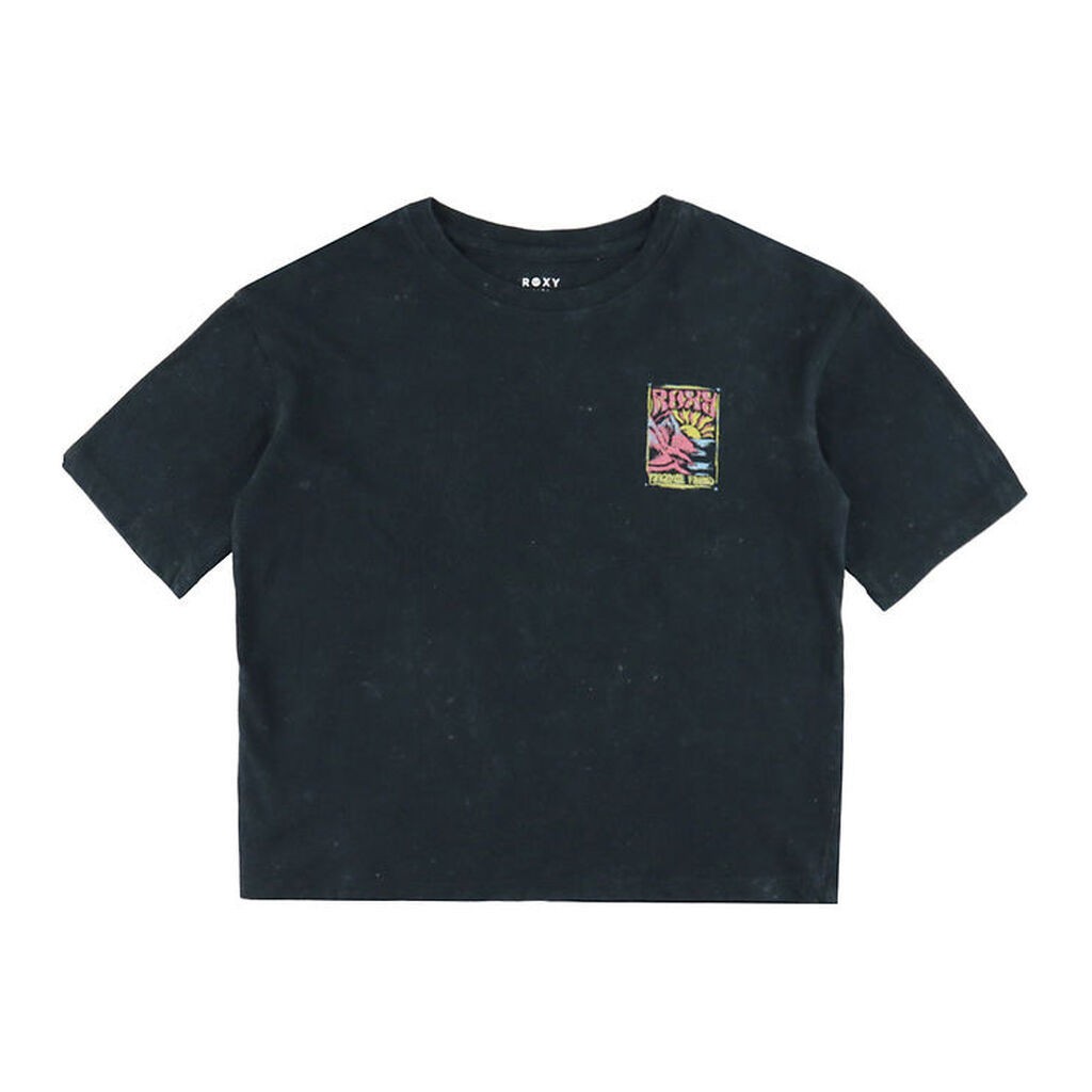 Roxy T-Shirt - Eve Oversize - Anthracite m. Print