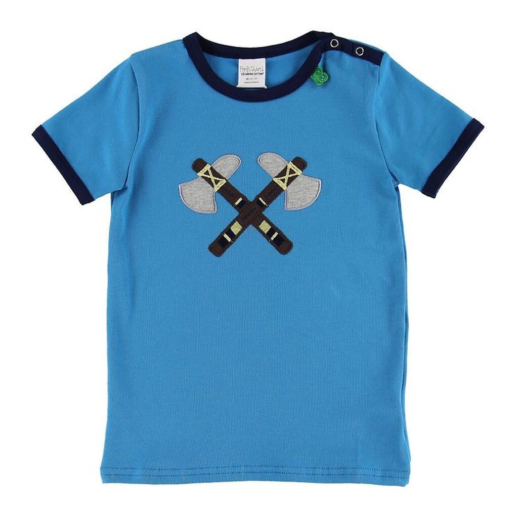 Freds World T-shirt - Blå m. Økser