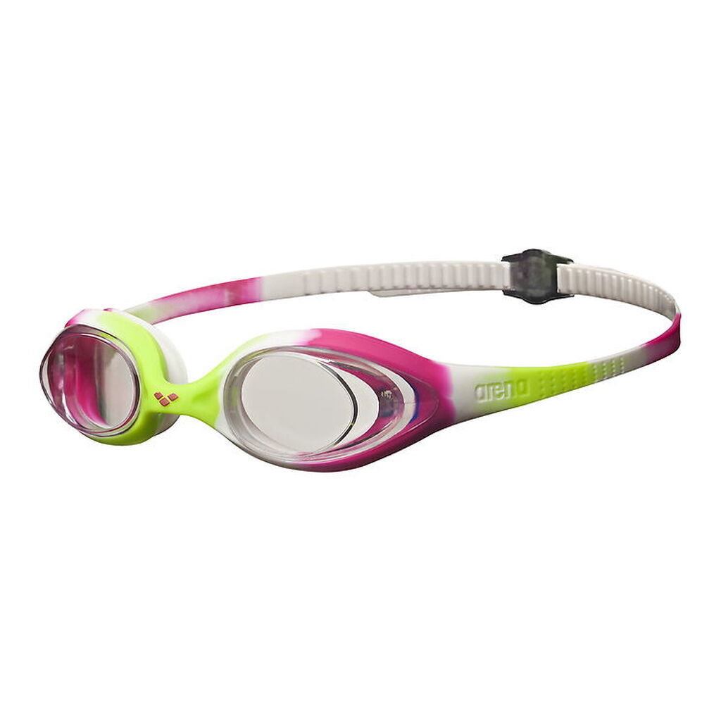 Arena Svømmebriller - Spider JR - Lime/Fuchsia/Hvid/Transparent