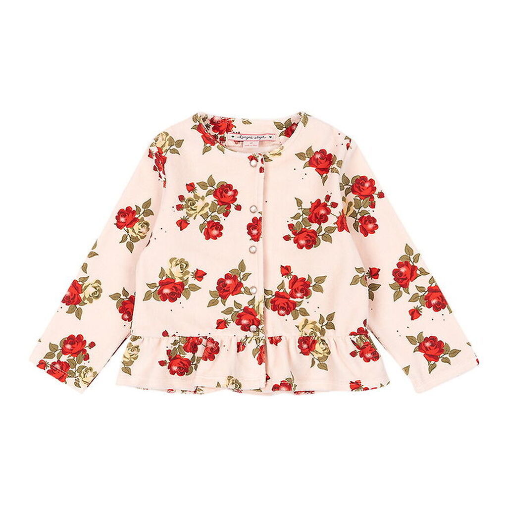 Konges Sløjd Cardigan - Velour - Velula - Midori Rosso