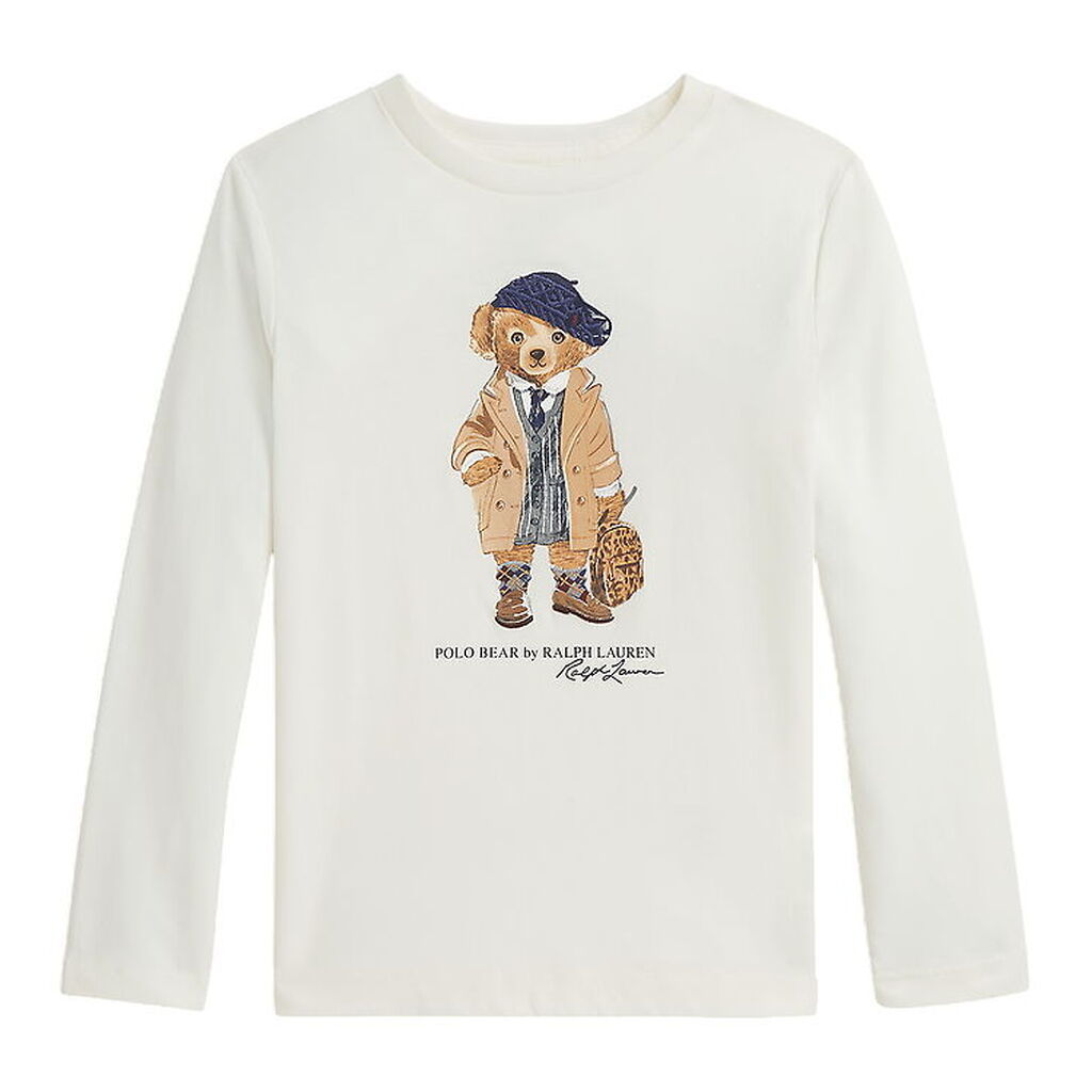 Polo Ralph Lauren Bluse - Madison - Hvid m. Print