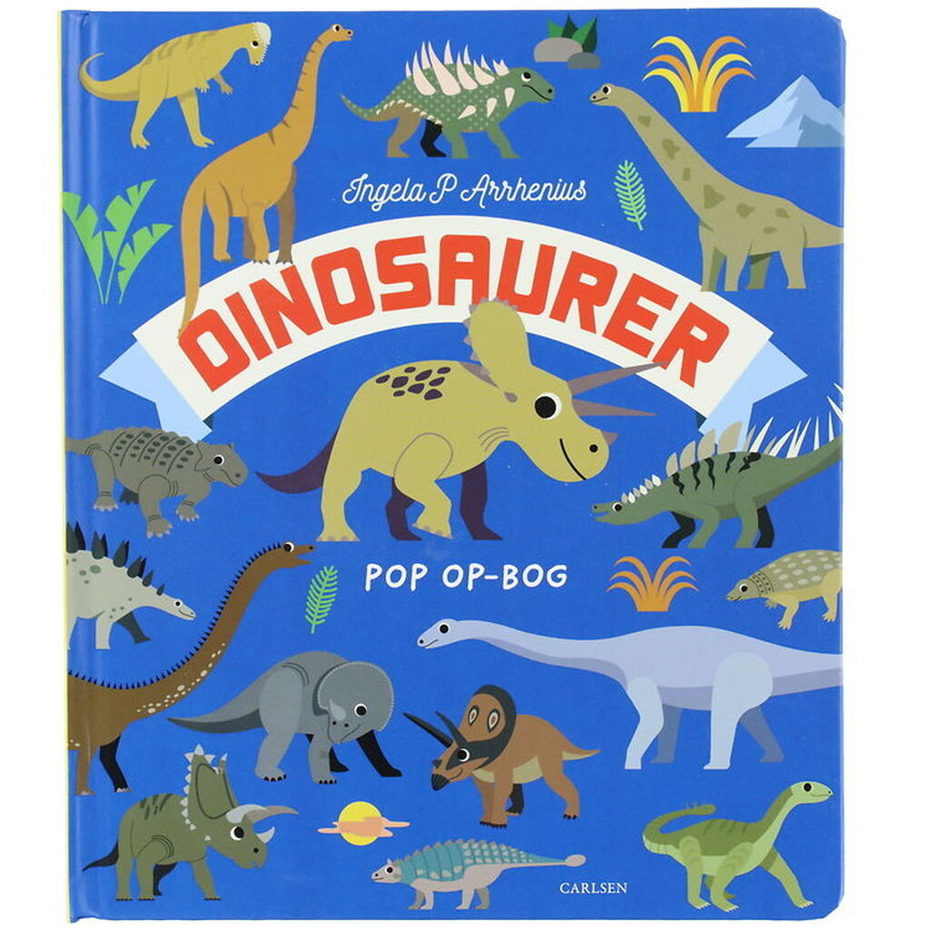 Forlaget Carlsen Pop Op Bog - Dinosaurer